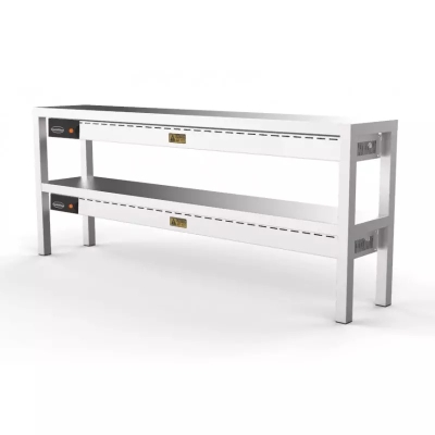 ÉTAGÈRE CHAUFFANTE EN CÉRAMIQUE 2 NIVEAUX 1800 10 HEATERS OF 250W